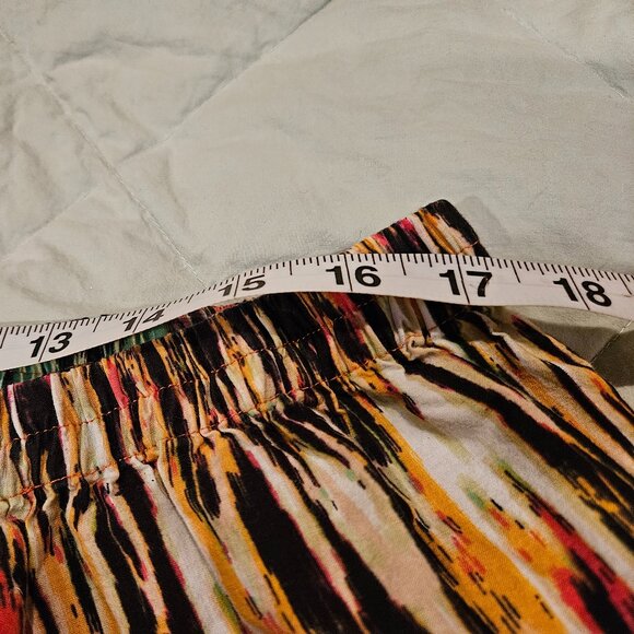 Gorgeous Colorful Notations Woman Maxi Skirt 2X - Picture 6 of 9